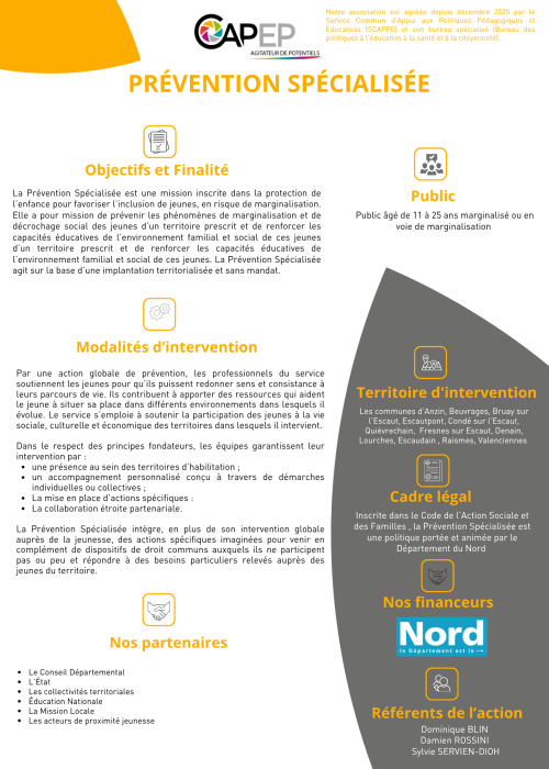 PRÉVENTION SPÉCIALITÉE