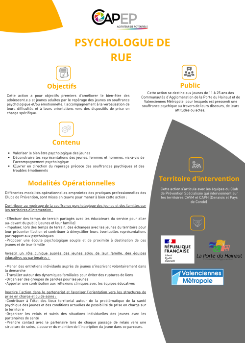 PSYCHOLOGUE DE RUE